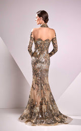 2 of 2 Edward Arsouni Couture FW24920 Black-Nude