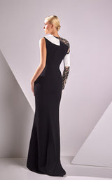 2 of 2 Edward Arsouni Couture FW24925 Ivory/Black