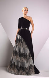 1 of 2 Edward Arsouni Couture FW24927 Black/Silver