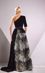 2 of 2 Edward Arsouni Couture FW24927 Black/Silver