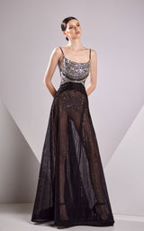 2 of 2 Edward Arsouni Couture FW24928 Black/Silver