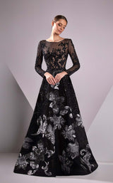 1 of 2 Edward Arsouni Couture FW24929 Black/Silver