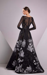 2 of 2 Edward Arsouni Couture FW24929 Black/Silver