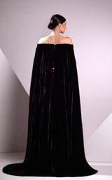 2 of 2 Edward Arsouni Couture FW24940 Black/Purple
