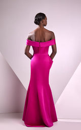 2 of 2 Edward Arsouni Couture FW24941 Fuchsia