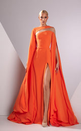 1 of 2 Edward Arsouni Couture FW24943 Orange