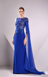 1 of 2 Edward Arsouni Couture FW24948 Royal