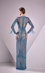 2 of 2 Edward Arsouni Couture FW24949 Teal