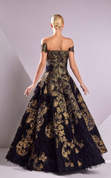 2 of 2 Edward Arsouni Couture FW24963 Black/Gold