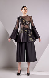 2 of 4 Edward Arsouni Couture FW24964 Black/Gold