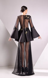 4 of 4 Edward Arsouni Couture FW24964 Black/Gold