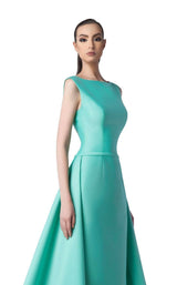 2 of 2 Edward Arsouni Couture 0263 Vert-Aqua