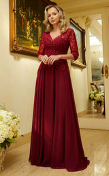 1 of 12 Elizabeth K GL3573 Burgundy