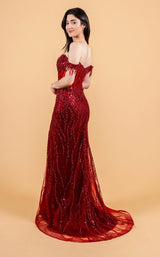 17 of 28 Elizabeth K GL3620 Burgundy