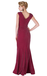 2 of 5 MNM Couture F0362 Burgundy