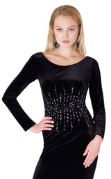 4 of 5 MNM Couture F0435 Black