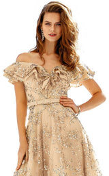 2 of 2 MNM Couture F6199 Beige