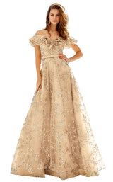1 of 2 MNM Couture F6199 Beige