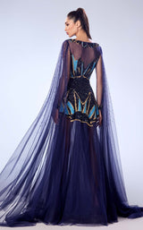 3 of 3 Reverie Couture FW38 Navy Multi