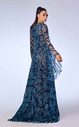 2 of 2 Reverie Couture FW49 Turquoise/Black