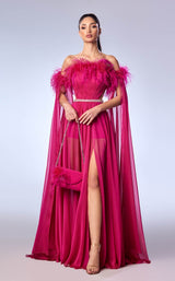 2 of 3 Reverie Couture FW54 Fuchsia