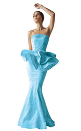 1 of 6 MNM Couture G0741 Light Blue