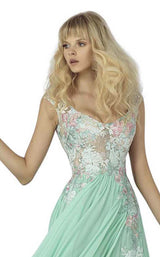 3 of 4 MNM Couture G0855 Aqua