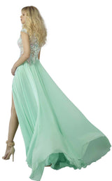 2 of 4 MNM Couture G0855 Aqua
