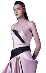 3 of 4 MNM Couture G1005 Nude-Black-White