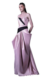 1 of 4 MNM Couture G1005 Nude-Black-White