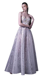 1 of 4 MNM Couture G1014 Silver