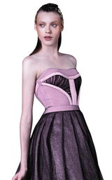 3 of 4 MNM Couture G1017 Black-Nude