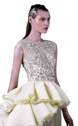 3 of 4 MNM Couture G1033 Yellow