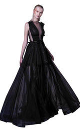1 of 4 MNM Couture G1053 Black