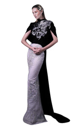 1 of 4 MNM Couture G1058 Black/Silver