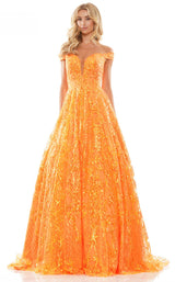1 of 4 Colors Dress G1092 Orange