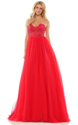 3 of 4 Colors Dress G1094 Red