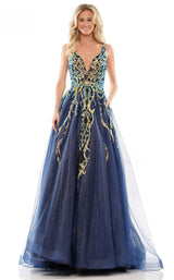 1 of 4 Colors Dress G1103 Navy
