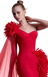 3 of 4 MNM Couture G1211 Red