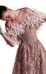 3 of 4 MNM Couture G1233 Beige