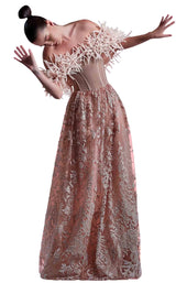 1 of 4 MNM Couture G1233 Beige