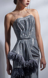 3 of 4 MNM Couture G1250 Grey