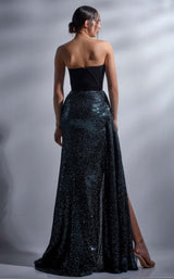 2 of 4 MNM Couture G1251 Black/Green