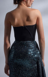 4 of 4 MNM Couture G1251 Black/Green