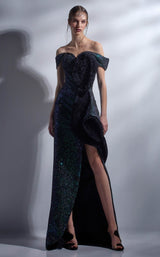 1 of 4 MNM Couture G1253 Green