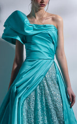 3 of 3 MNM Couture G1256 Aqua