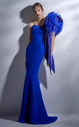 1 of 3 MNM Couture G1259 Royal Blue