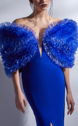 3 of 3 MNM Couture G1269 Royal Blue