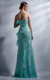 2 of 3 MNM Couture G1281 Aqua
