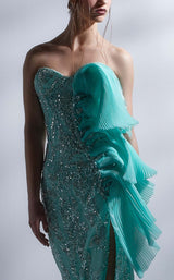 3 of 3 MNM Couture G1281 Aqua
